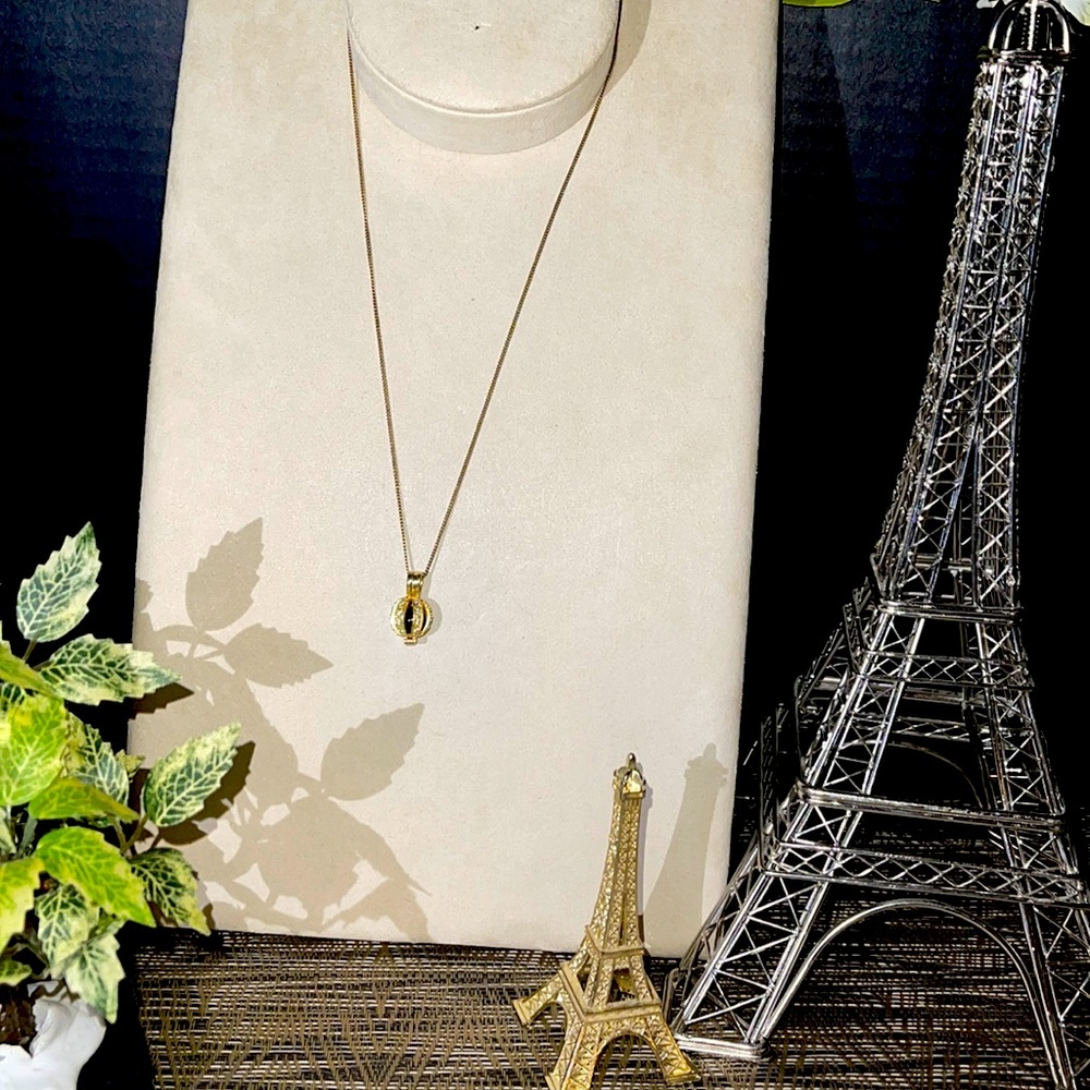 925 Italy over yellow gold silver women’s necklace